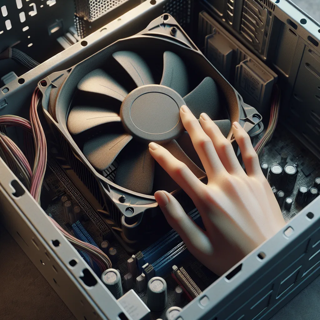 Why Does My Computer Fan Get Quiet When I Press On It?