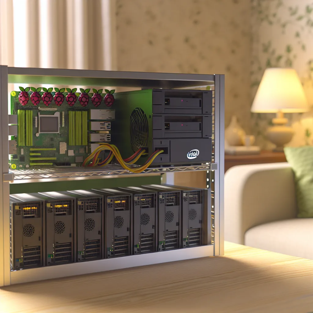 Building My Janky Homelab: Why a Veggie Rack Was the Perfect Choice
