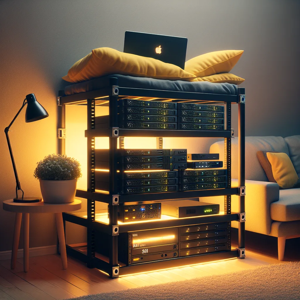 My First Home Lab: Building a DIY Server Rack on a Budget